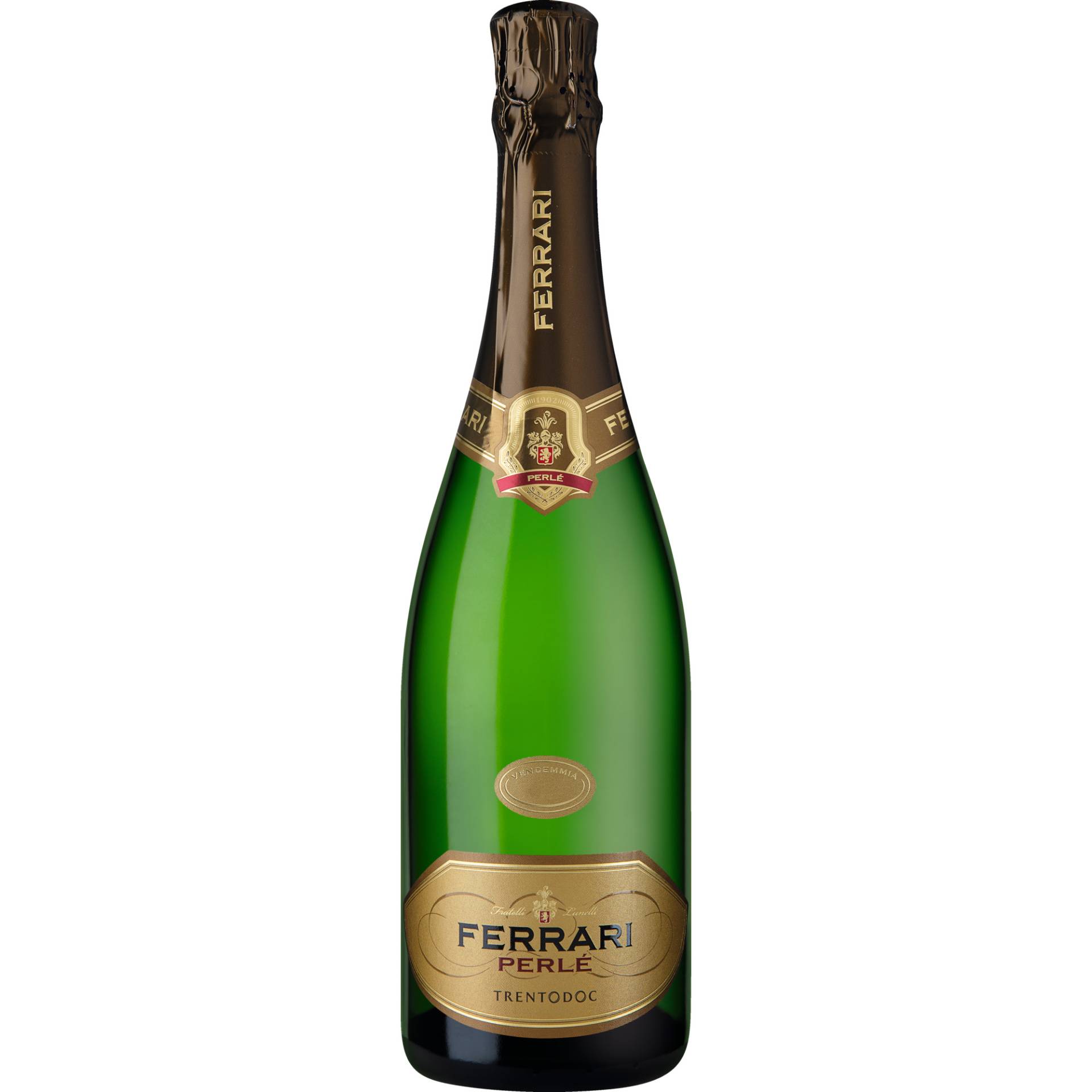 Ferrari Perlé, Trento DOC, Trentino, 2018, Schaumwein Ferrari Perlé, Trento DOC, Trentino, 2018, Schaumwein von Ferrari F.lli Lunelli S.p.A.,38040,Trento,Italien