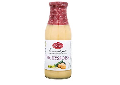 Ferrer - Vichyssoise-Cremes mit natürlichen Inhaltsstoffen, ideal als Begleitung zu den besten Gerichten - 485 ml Flasche von Ferrer