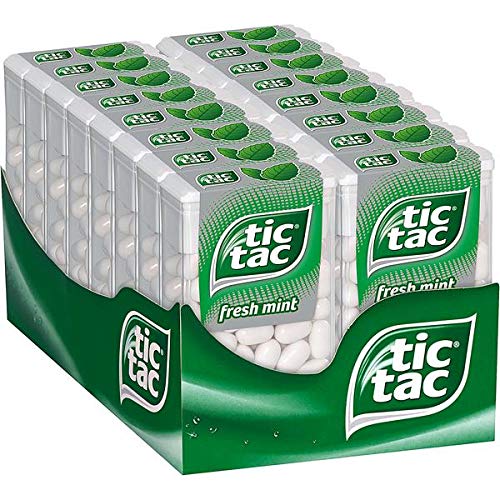 Tic Tac fresh mint, Großpackung, (16x 49g Packung) von Ferrero