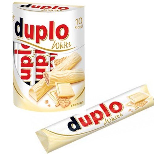 duplo white 10 Riegel mit weißer Schokolade von Duplo