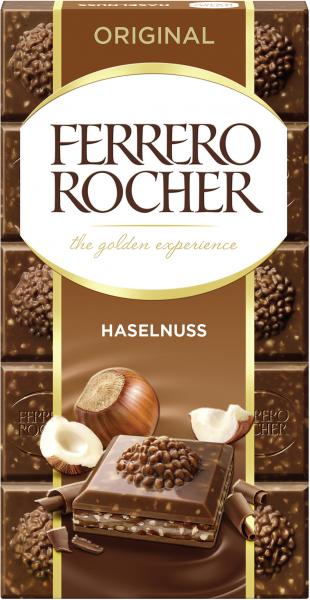 Ferrero Rocher Tafel Original Haselnuss von Ferrero Rocher
