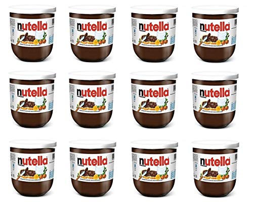 12x Ferrero Nutella Nuss Haselnuss Schokolade 200g Schokoaufstrich Brotaufstrich von Ferrero