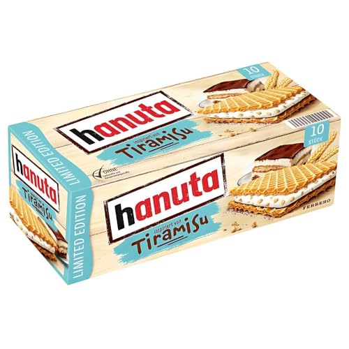 2 er Pack hanuta Tiramisu Limited Edition 2 x 10 Stk. (2x 220g) von FERRERO KÜSSCHEN