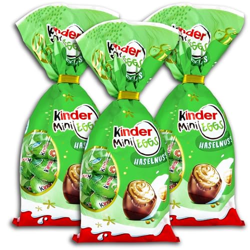 3 er Pack Ferrero kinder Mini Eggs Haselnuss Ostern 3 x 85g 3 er Pack Ferrero kinder Mini Eggs Haselnuss Ostern 3 x 85g von FERRERO KÜSSCHEN