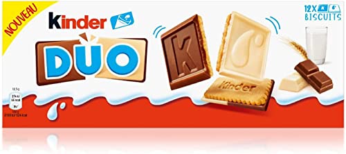 6x Ferrero Special Kinder Duo Keks mit Milch und weißer Schokolade überzogen 150 g von Ferrero