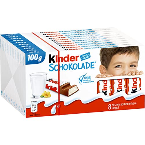 Ferrero Kinder Schokolade 10x100g von Ferrero