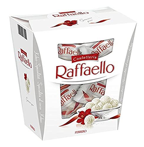 Ferrero Raffaello – Feine Creme, knackige Mandel, knusprige Waffel und Kokosflocken – 1 Packung à 230 g von Ferrero