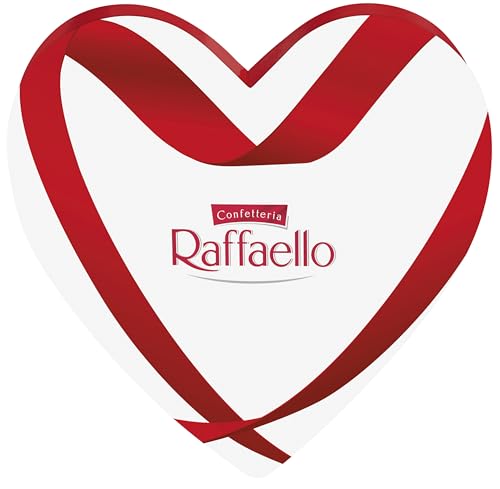 Ferrero Raffaello Herz – Weiße Mandeln, Kokosnüsse und eine feine zart-schmelzende Creme – Geschenkbox in Herzform – Muttertagsgeschenk für Mama - 1 Packung 140 g Ferrero Raffaello Herz – Weiße Mandeln, Kokosnüsse und eine feine zart-schmelzende Creme – Geschenkbox in Herzform – Muttertagsgeschenk für Mama - 1 Packung 140 g von Ferrero