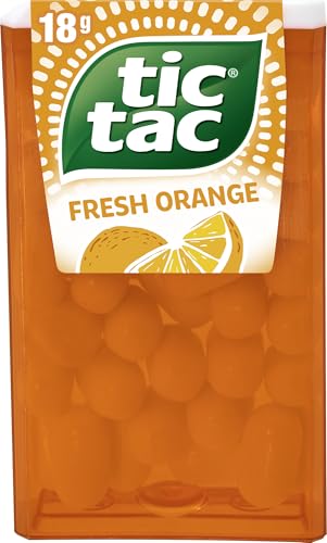 Ferrero tic tac fresh orange – Dragees mit Orangengeschmack – 36 x 18 g Packungen von Ferrero