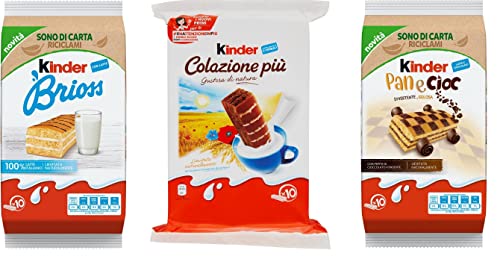 Testpaket Kinder Ferrero Brioss Colazione più Panecioc brioche snack 30 x 27gr von Ferrero