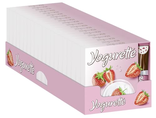 Yogurette Erdbeere Vorratspack, 20er Pack (20 x 50 g Packung) von Ferrero