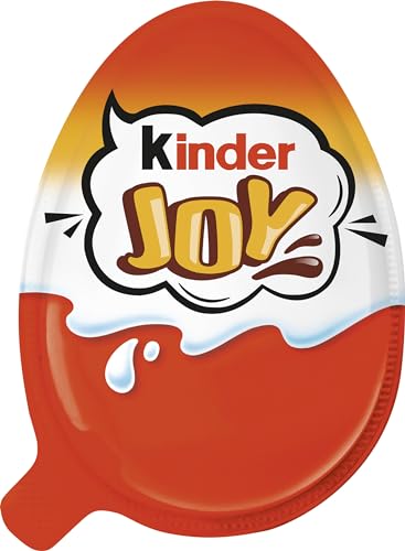 kinder Joy – Eine Hälfte mit leckerer Mich-, Kakaocreme und Knusperkugeln und die andere Hälfte mit toller Überraschung – 1 kinder Joy à 20 g, Schokolade von Kinder