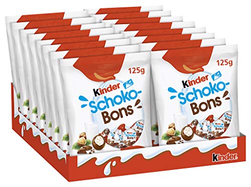kinder Schoko-Bons Vorratspack, 16er Pack (16 x 125 g Beutel) von Ferrero