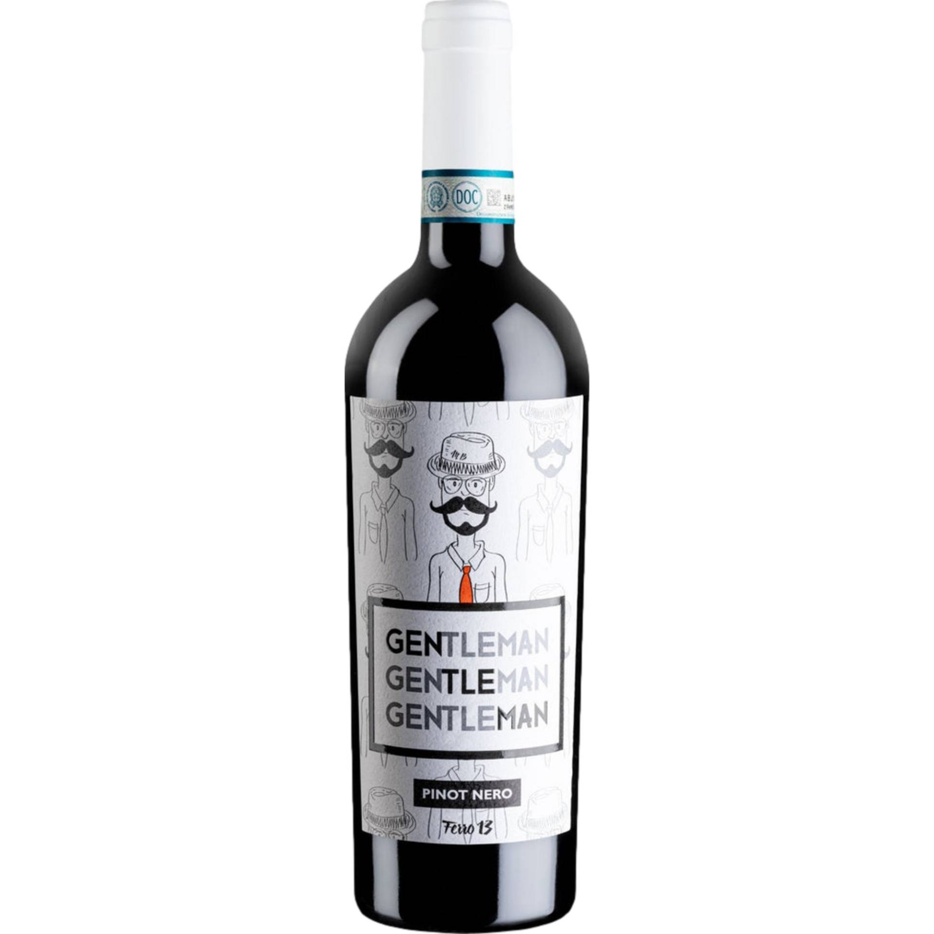 Ferro13 Gentleman Pinot Nero, Oltrepò Pavese DOC, Lombardei, 2021, Rotwein Ferro13 Gentleman Pinot Nero, Oltrepò Pavese DOC, Lombardei, 2021, Rotwein von Ferro13, Strada delle Trincee 13d, 37135 Verona