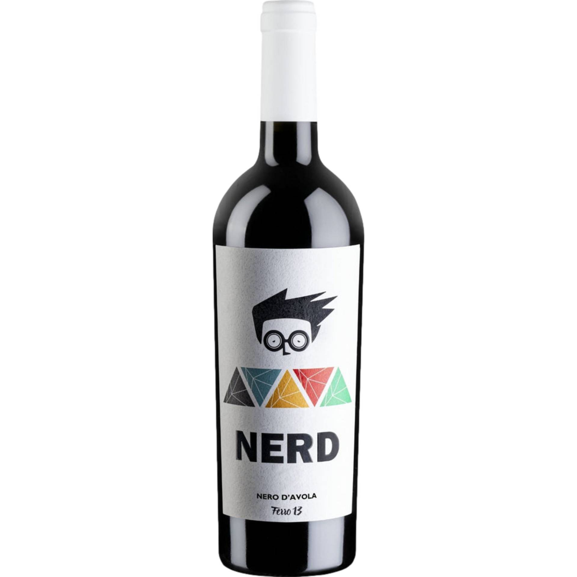 Ferro13 Nerd Nero d'Avola, Sicilia DOC, Sizilien, 2021, Rotwein von Ferro13, Strada delle Trincee 13d, 37135 Verona
