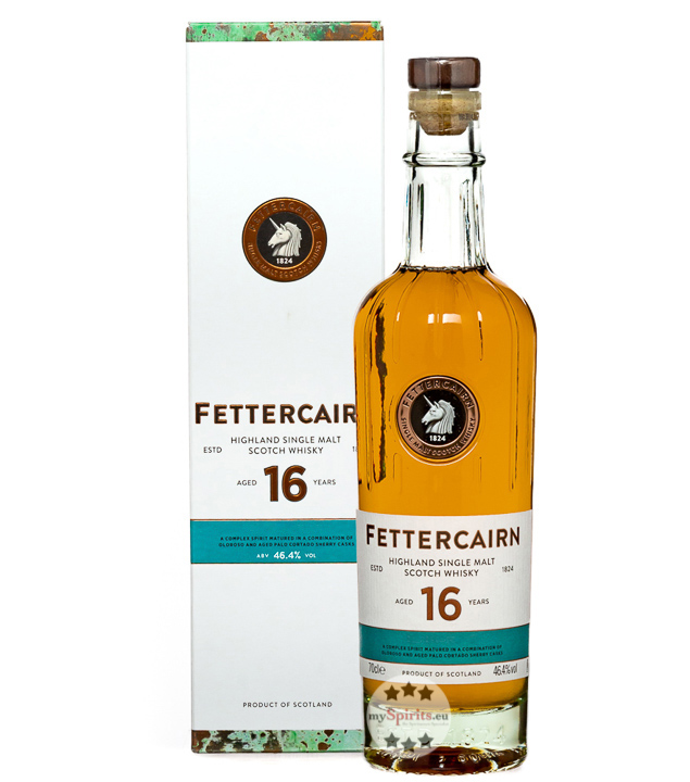 Fettercairn 16 Jahre Highland Single Malt Whisky (46,4 % Vol., 0,7 Liter) von Fettercairn