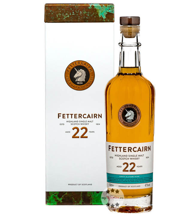 Fettercairn 22 Jahre Highland Single Malt Whisky (47 % Vol., 0,7 Liter) von Fettercairn