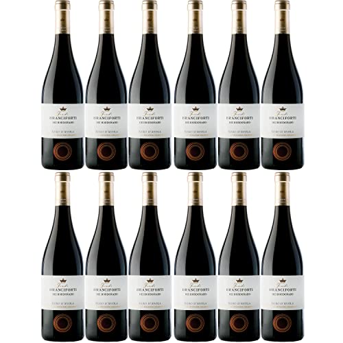Branciforti dei Bordonaro Nero d´Avola Terre Siciliane IGT Rotwein Wein Italien Inkl FeinWert E-Book (12 x 0,75l) von Feudi Branciforti del Bordano