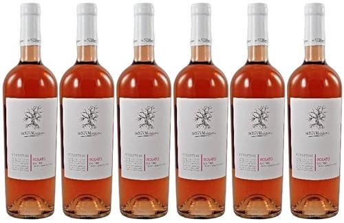 6 Flaschen I Tratturi Rosato Salento IGT 2023 von Feudi di San Marzano im Sparpack (6x0,75l), trockener Roséwein aus Apulien von Feudi di San Marzano