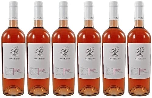 6 Flaschen I Tratturi Rosato Salento IGT 2021 von Feudi di San Marzano im Sparpack (6x0,75l), trockener Roséwein aus Apulien von Feudi di San Marzano