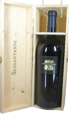 Sessantanni Primitivo di Manduria DOC 2017 Magnum in Original-Holzkiste von Feudi di San Marzano, trockener Rotwein aus Apulien von Feudi di San Marzano