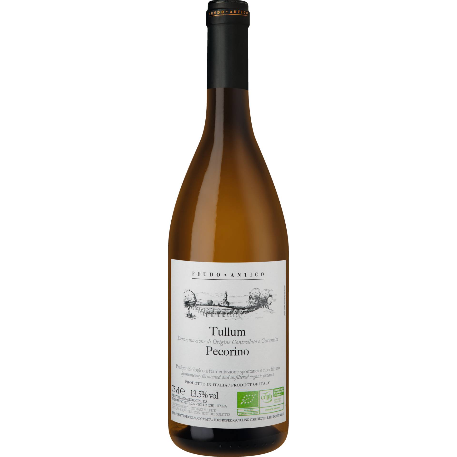 Feudo Antico Pecorino Biologico, Tullum DOCG, Abruzzen, 2023, Weißwein Feudo Antico Pecorino Biologico, Tullum DOCG, Abruzzen, 2023, Weißwein von Feudo Antico C.T.S.C.A., Tollo, Italia