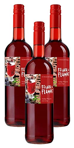 Glühwein Heiße Pflaume mit Chai 3x 0,75l - Feuer & Flamme - Prämiert aus Deutschland Glühwein Heiße Pflaume mit Chai 3x 0,75l - Feuer & Flamme - Prämiert aus Deutschland von Feuer & Flamme