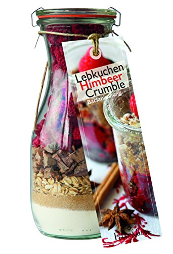 Backmischung im Glas für Lebkuchen-Himbeer-Crumble – Raffinierte Geschenkidee für Backfreunde – Backzutaten im Weckglas für die einfache Zubereitung – Gourmet Back-Mischung von Feuer & Glas Backmischung im Glas für Lebkuchen-Himbeer-Crumble – Raffinierte Geschenkidee für Backfreunde – Backzutaten im Weckglas für die einfache Zubereitung – Gourmet Back-Mischung von Feuer & Glas von Feuer und Glas