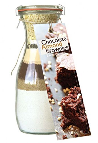 Geschenkset Feuer & Glas Backmischung Chocolate Almond Brownies das ideale Geschenk