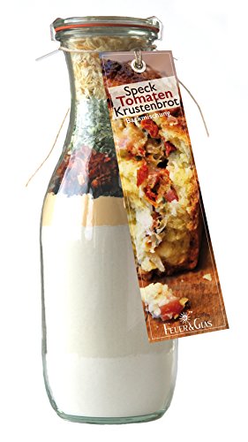 Feuer & Glas Gourmet-Backmischung im Glas für Speck-Tomaten-Krustenbrot von Feuer und Glas