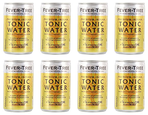 FEVER-TREE Premium Indian Tonic Water Cans 8x 150ml - das wohl weltweit beste Tonic Water von FEVER-TREE