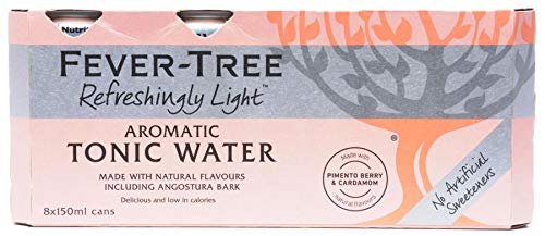 Fever Tree Mini-Dosen (Aromatisches Tonikum Wasser, 2 x 8 x 150 ml) von FEVER-TREE