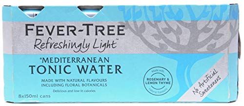 Fever Tree Mini-Dosen (mediterranes Tonic Water, 2 x 8 x 150 ml) von FEVER-TREE
