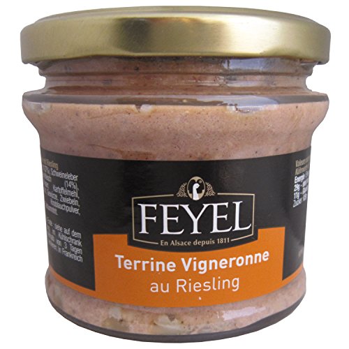 Terrine Strasbourgeoise au Riesling, Elsässer Leberpastete mit Riesling, 180 g Terrine Strasbourgeoise au Riesling, Elsässer Leberpastete mit Riesling, 180 g von Feyel