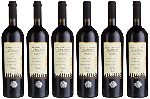 Montepulciano d'Abruzzo Riserva DOC "Fiamme Nere" Rotwein Abruzzen trocken (6 x 0.75l) von Fiamme Nere