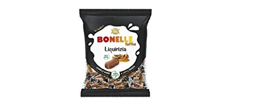 Fida Bonelle Toffee Liquirizia weiche Milch und Lakritz Bonbons Gluten-frei 150g Beutel von Fida