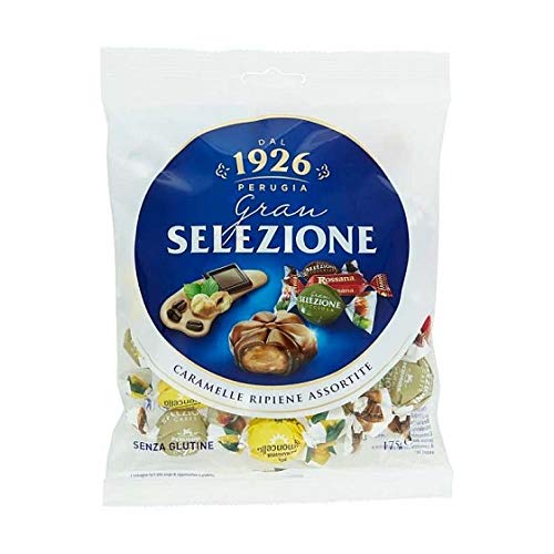 Fida Perugia Gran Selezione caramelle ripiene assortite verschiedene gefüllte Bonbons glutenfrei 175g von Fida