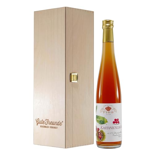 Fies Kastanien-Likör mit Geschenk-Holzkiste Fies Kastanien-Likör mit Geschenk-Holzkiste von Fies