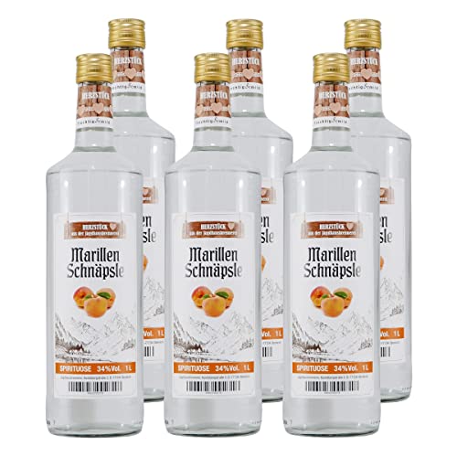 Herzstück Marillenschnäpsle (6 x 1,0L) von Fies