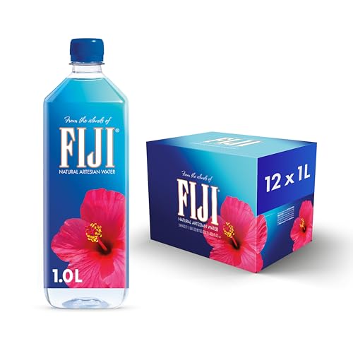 Fiji Bottled Water 12 1 Litre Bottles by BobaTeaDirect.com von Fiji Water