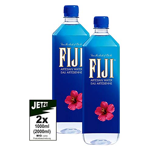 Fiji Mineral Water Natural Artesian STILL 2x 1000ml (2000ml) - Original Südsee Import von Fiji Water