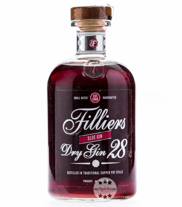 Filliers Dry Gin 28 Sloe Gin (26 % vol., 0,5 Liter) von Filliers Distillery