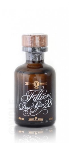 Filliers Premium Dry Gin Belgien 0,05 Liter MINIATUR Filliers Premium Dry Gin Belgien 0,05 Liter MINIATUR von Filliers