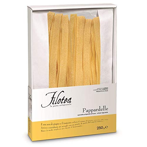 4x250GR FILOTEA ARTISANAL EGG PASTA - PAPPARDELLE von Filotea