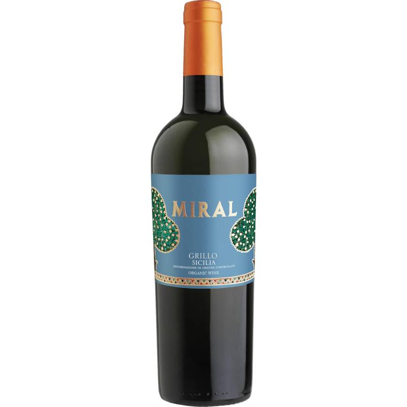 Fina Miral Grillo Bio, Sicilia DOC, Sizilien, 2024, Weißwein von Fina Vini srl / C/da Bausa s.n. / I - 91025 Marsala (TP)