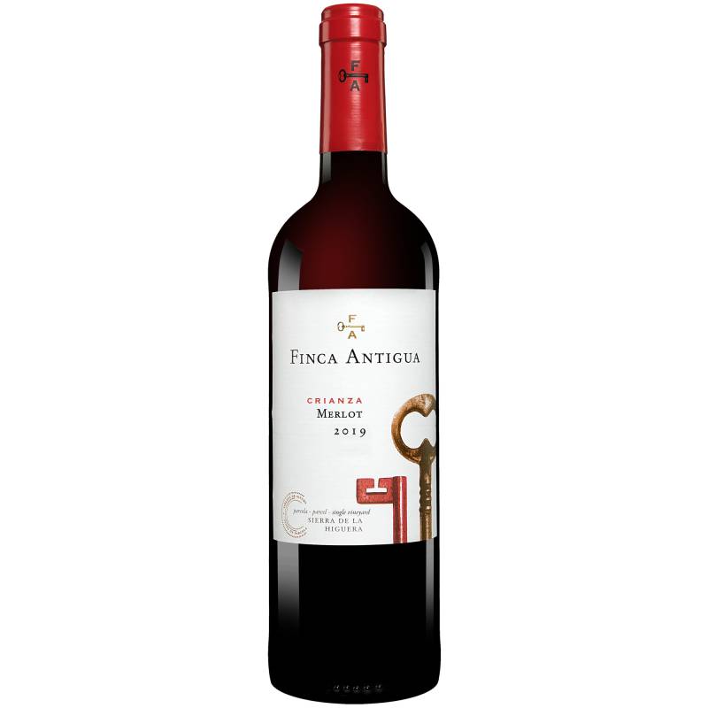 Finca Antigua Merlot Crianza 2019  0.75L 13.5% Vol. Rotwein Trocken aus Spanien von Finca Antigua