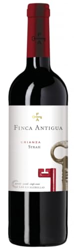 Syrah Crianza Single Estate La Mancha DO 2019 von Finca Antigua (1x0,75l), trockener spanischer Rotwein aus La Mancha von Finca Antigua