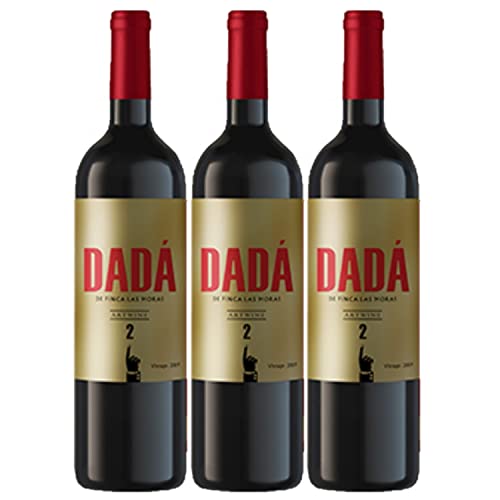 Finca Las Moras DADÁ No.2 Rotwein vegan argentinischer Wein trocken Argentinien Inkl Fein Wert E-Book (3 x 0,75l) von Finca Las Moras