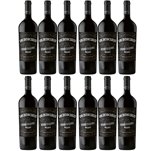 Finca Las Moras Los Intocables Black Malbec Rotwein veganer Wein trocken Argentinien I Versanel Paket (12 x 0,75) von Finca Las Moras