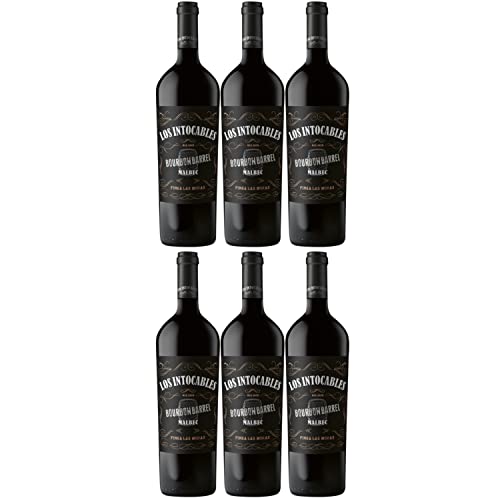 Finca Las Moras Los Intocables Black Malbec Rotwein veganer Wein trocken Argentinien I Versanel Paket (6 x 0,75) von Finca Las Moras